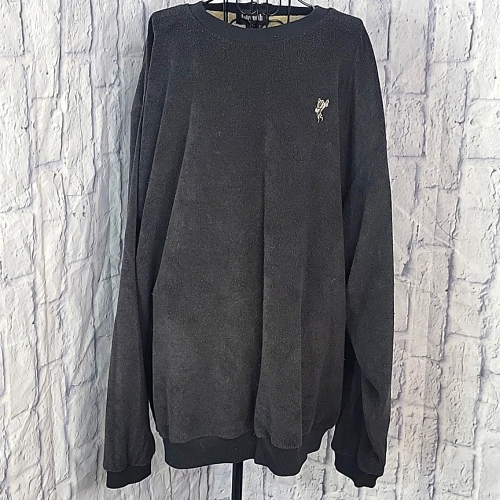 ASHWORTH Black Fleece Pullover Men's XXL